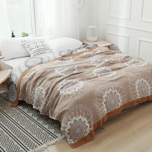 Bamboo Fiber Cotton Towel Blanket for Bed Sofa Camping Picnic Students Comfortable Comforter Nap Bedding Coverlet Warm Bedspread