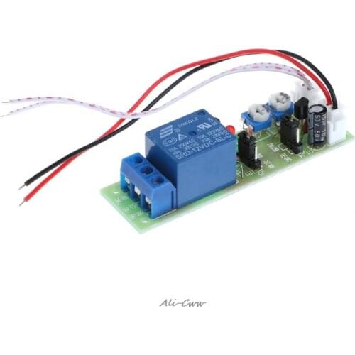 12V DC Infinite Cycle Delay Timing Timer Relay ON OFF Switch Loop Module Trigger