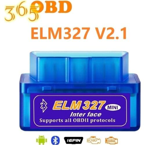 ELM 327 V2.1 Bluetooth OBD OBD2 Code Reader CAN-BUS ELM327 V2.1 BT Supports Multi-Brand Cars Multi-Language ELM 327 2.1