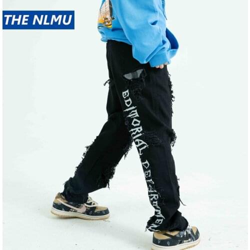 THE NLMU Men's Biker Jeans