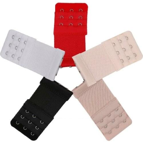 1PC Bra Extenders Strap Extension 3 Hooks 3Rows Women Intimates Lengthened Bra Hook Extenders Womens Accessoires 3 Buckles