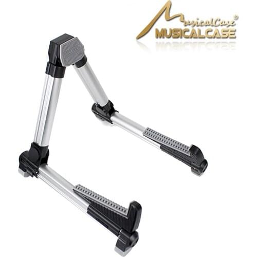 Alumium Alloy A Frame Universal Folding Acoustic Guitar Stand, Suitable for Electric Guitars, Bass Guitars