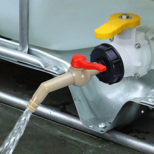 High Quality Plastic IBC Water Tank Adapter S60X6 Garden Hose Pipe Connector Hose Faucet Replacement Connector Fitting