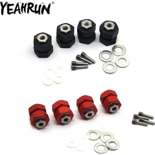 YEAHRUN 13mm Wheel Hub Hexagonal Adapter Self-locking Widening Connector Adapter for RC Crawler Car Wraith 90048 RR10