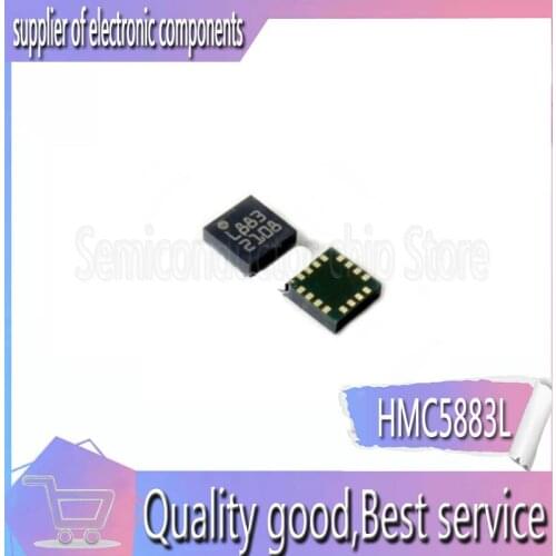 10PCS HMC5883L HMC5883 silk screen L883 three-axis magnetoresistive sensor chip brand new original spot