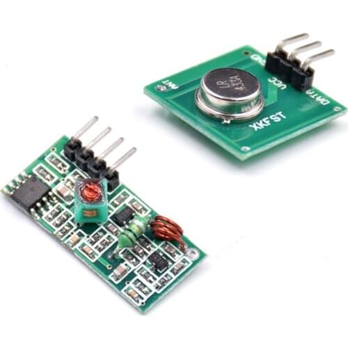 10pcs /LOT 433Mhz RF transmitter and receiver kit Project Drop
