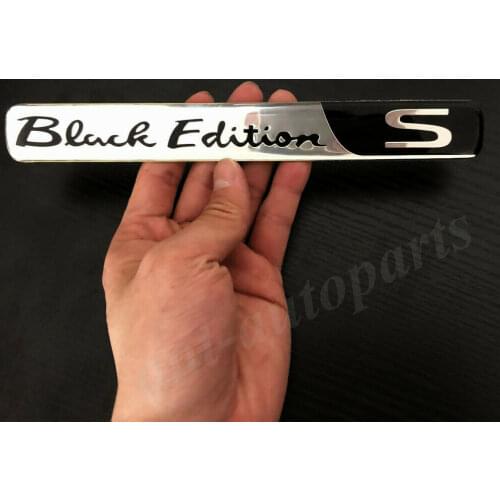 3D Car Rear Black Edition S Emblem Badge Decal Sticker For LX570 2015-2019