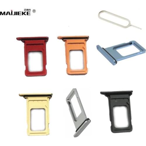 5PCS Single Sim Card Tray For iPhone 12 pro max 12 mini 11 pro max XS Max X XR 6s 7p 8 plus Sim Card Slot Holder Replacement