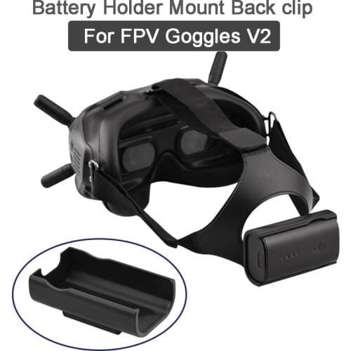 Battery Back Clip for DJI FPV Goggles V2 Drone Holder Mount Hook Fixing Bracket Portable Plastic Battery Holder Spare Accessory