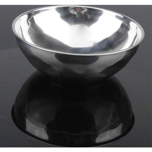 Stainless Steel Bowl Anti-Rust Smooth Rolled Edge Resistant Safe Kids Bowls C1