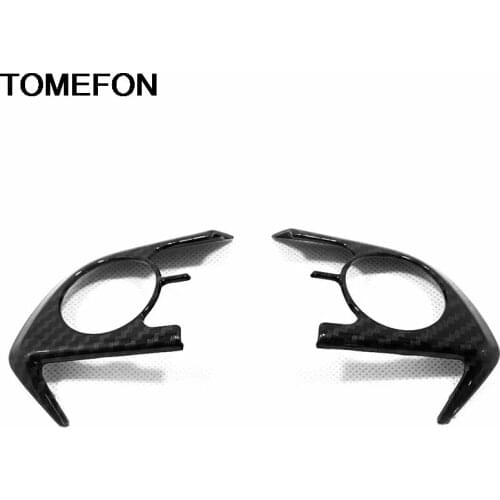 TOMEFON For Toyota Corolla 2019 2020 ABS Steering Wheel Decorarion Frame Moulding Car-Styling Cover Trim Interior Accessories