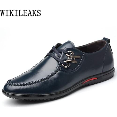 Business Casual Shoes Men High Quality Formal Dress Luxury Men Shoes Leather Brand Summer Oxford Shoes for Men Designer Tenis