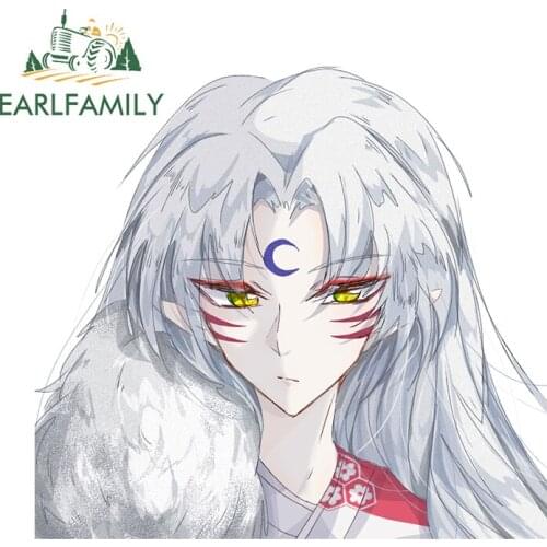 EARLFAMILY 13cm x 12.1cm For Inuyasha Car Fine Decal Funny Car Stickers Vinyl Material Motorcycle Bumper Window Decoration
