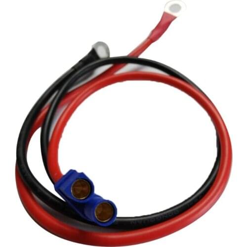 EC5 Female Plug Connector Cable with O Ring Eyelet Terminal 10AWG Wire 50 CM E7CA