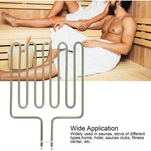 1.53KW Sauna SPA Electric Heat Tube Stainless Steel Tubular Heating Element for Sauna Stove Accessories 230V Sauna Accessories