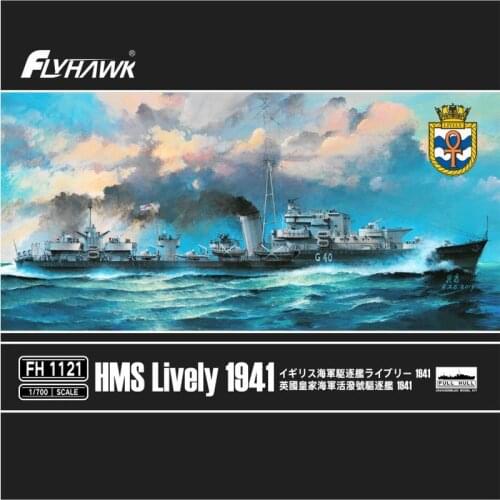 Flyhawk FH1121 1/700 HMS Lively 1941 - Scale model Kit
