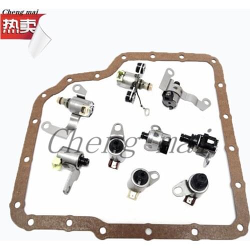 JF506E 09A 5F31 for JATCO gearbox shift electromagnetic gearbox kit 9pc and gasket, suitable for Nissan Mitsu Mazda Rove