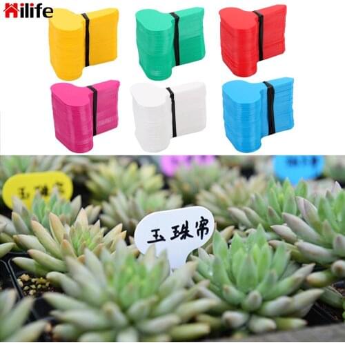 PP Plastic Plant Tags Markers Nursery Pots Seedling Labels Plant Tags T-type Garden Nursery Label 100Pcs Tray Mark Tools