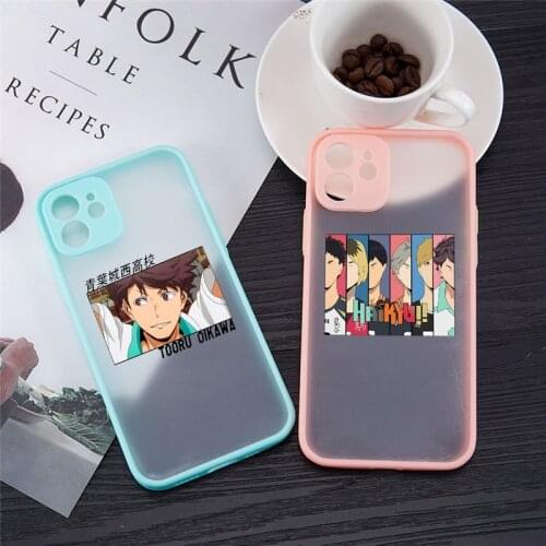 Cute Japan Anime Oya Haikyuu Clear Phone Case for IPhone 8Plus 11 Pro 12 XR X XS MAX SE20 7 Soft Silcone Bumper Cover Coque Capa