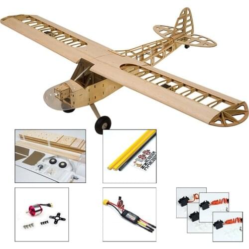 RC Airplane Balsa wood J3 Plane Model Aircraft 1.2M Wingspan Aeromodelismo Woodines Model Plane Building Kits