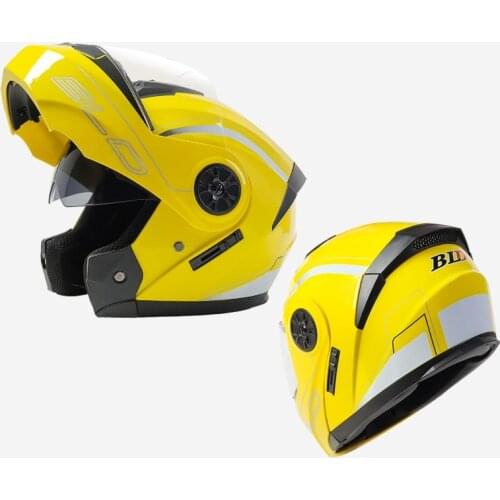 2021 New Professional Racing Flip Motorcycle Helmet Motocross Casco Moto Dual Lens Modular Full Face Helmet Cascos Para Moto