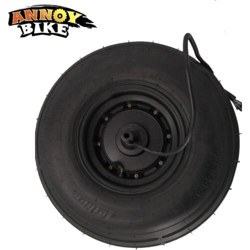 Hub Motor 60V1000W Motor 18 inch 225/55-8 Tire Vacuum Tire Electric Motorcycle Wheel Brushless Non-gear Hally Balance Scooter