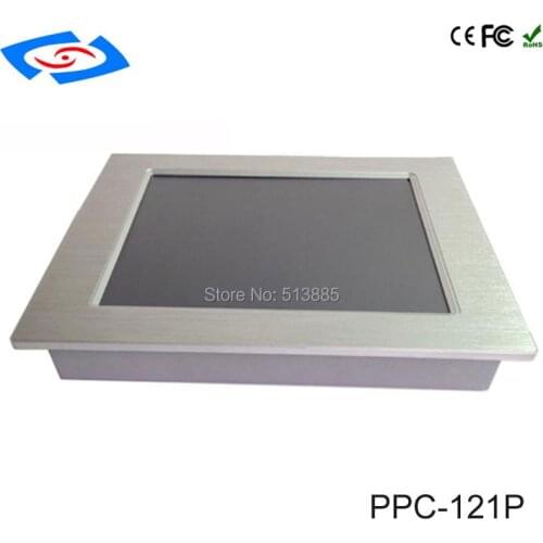 2018 New Version 12.1 inch Embedded Touch Screen All In One Industrial Panel PC With Resolution Application Commercial Tablet PC
