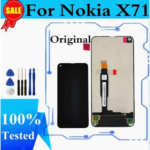 6.39'' Original LCD For Nokia X71 LCD Screen Display Touch Panel Digitizer For Nokia X 71 TA-1167 TA-1172 LCD Screen Replacement