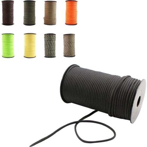 100M Paracord Parachute Rope Outdoor Rescue Rope Camping Climbing Supplies 9 Strand Cores