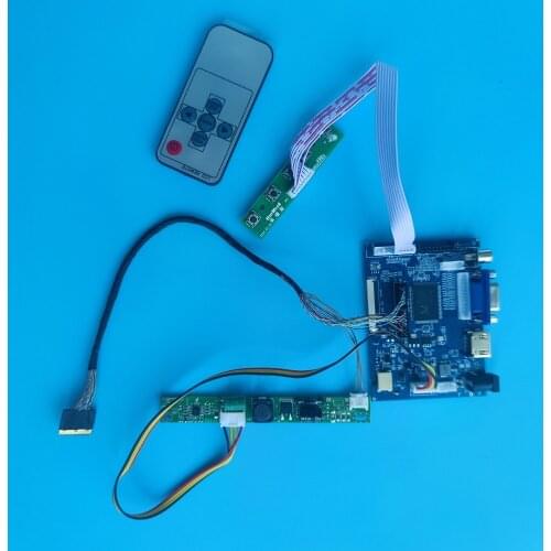 2AV 9.7" Work For 1024X768 30PIN LP097X02-SLA8/SLP5/SLD5/SLD6/SLE6 Controller Board remote LED panel kit LCD HDMI-compatible VGA