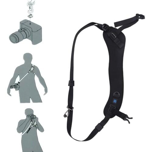 New Quick Release Anti-Slip Soft Pad Camera Strap Belt Quick Rapid Shoulder Sling Neck for Camera DSLR Canon Eos 7D 1100D 1000D