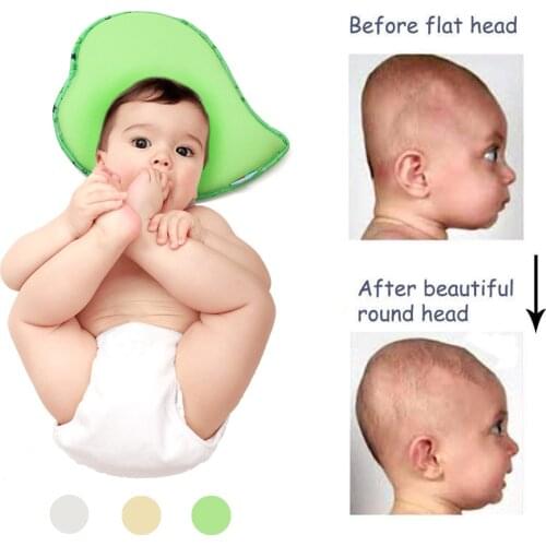 Newborn Baby Pillow Baby Room Soft Infant Baby Pillow Prevent Flat Head Memory Foam Cushion Sleeping Support