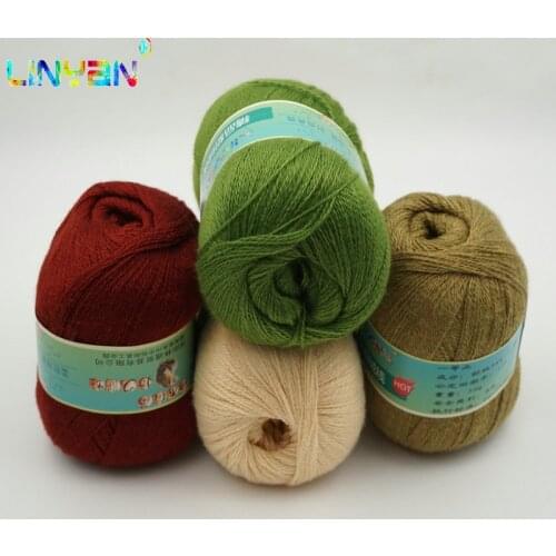 4 pieces*50g Yarn for knitting cashmere wool Wholesale! 24/2 baby wool hand-knitted hook Super Soft hand knitting thread t4