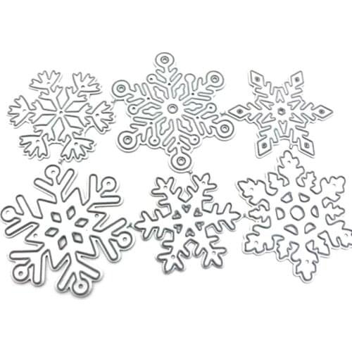 69HC Christmas Snowflake Metal Cutting Dies Stencil DIY Scrapbooking Album Paper Card
