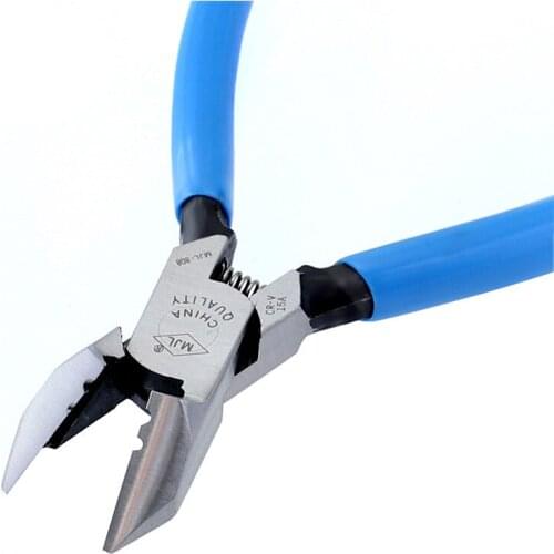 6" Diagonal Pliers 1.5/2mm Wire Stripper Multifunctional Stripping Tools E-type Crimping Pliers Plastic Nippers