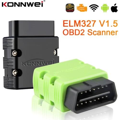KONNWEI KW902 Bluetooth ELM327 V1.5 Chip PIC18f25k80 OBDII Code Reader ELM 327 Diagnostic Tool Works on Android PC 16Pin kw 902