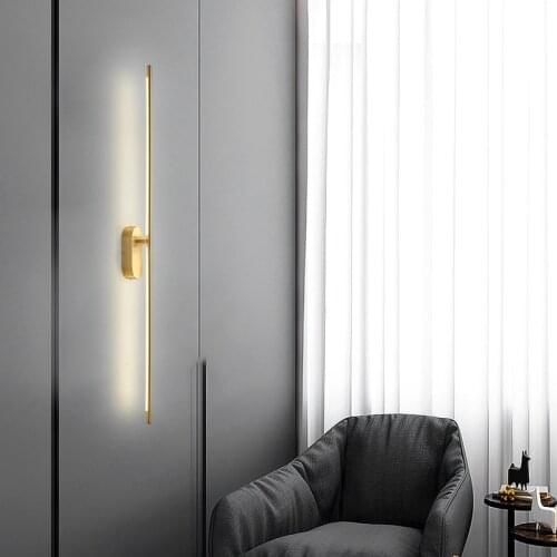 Modern LED Luxury Wall Lamp for Bedroom Bedside Decoration Minimalism Home Wall Lamps Living Room Mirror Hotel Indoor Lighting