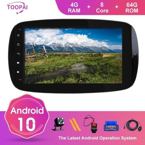 TOOPAI Android 10 For Mercedes Benz SMART 2016-2018 Multimedia Player GPS Navigation IPS DSP Auto Radio Stereo Head Unit SWC New
