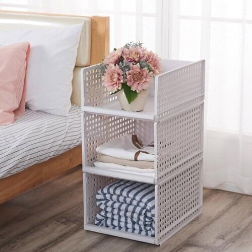 Clothes Storage Box Multifuction Storage Rack Storage Vegetables Toys Snacks Shelf Space Saving Kitchen Rack Bedroom Cabinet