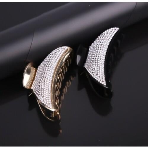 Large Luxury Hair Claw Full Crystal Women Ladies Hair Clip Hairpin Rhinestone Headwear Hair Accessories