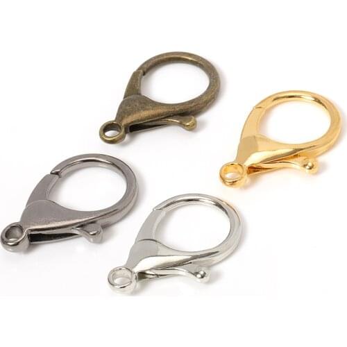 10pcs 35mm Big Lobster Clasps Keyring Hook Connector for DIY Keychains Making Accessories for Jewelry Making Crafts Wholesale