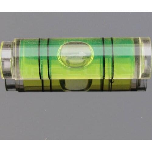 100 pieces/Lot) 10*35 mm Mini bubble level Plastic Long Tubular Bubble Level water level indicator