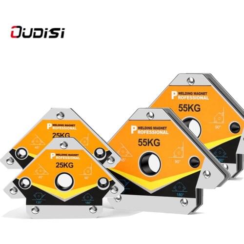 2PCS/Set Magnetic Welding Holders Angle Soldering Magnet Weld Positioner Fixture Ferrite Auxiliary Locator Tools Welding Fixer