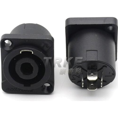 5PCS/Lot RS4MD-T Audio Speaker/Loudspeaker Female Socket/Jack Connector 4-Poles For speakon