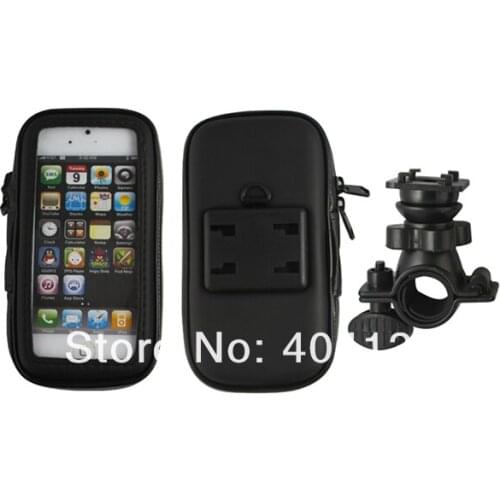 50PCS Universal Bicycle Case Phone Waterproof Bag For iPhone 4 Pouch Bike Mount Holder Case