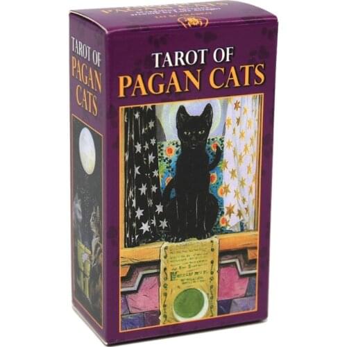 78 Cards Deck Tarot Of Pagan Cats Full English Family Party Board Game Oracle Cards Astrology Divination Fate Card