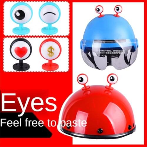 Motorcycle helmet eye accessories small accessories personality creative braids balance car horns ears ski accessories