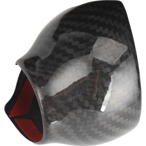Car covers automobiles Carbon Fiber Interior Gear Knob Trim Cover UV‑Protection Fit for A3 8V 2010‑2013 Automotive