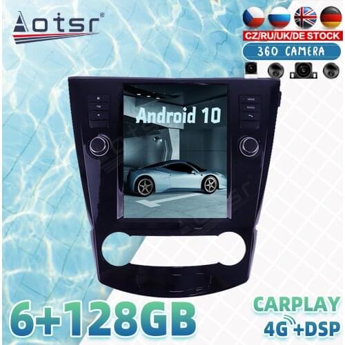 Tesla style For Nissan X-Trail 2014-17 Android Car Radio Player GPS Navigation 360 Camera Auto Stereo Multimedia DSP Carplay 4G