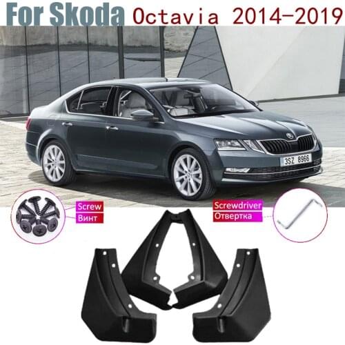 Fender Mud Guard Splash Flaps Mudflap Accessories Mudguard Mudguard For Skoda Octavia 3 Sedan MK3 A7 5E 2019~2014